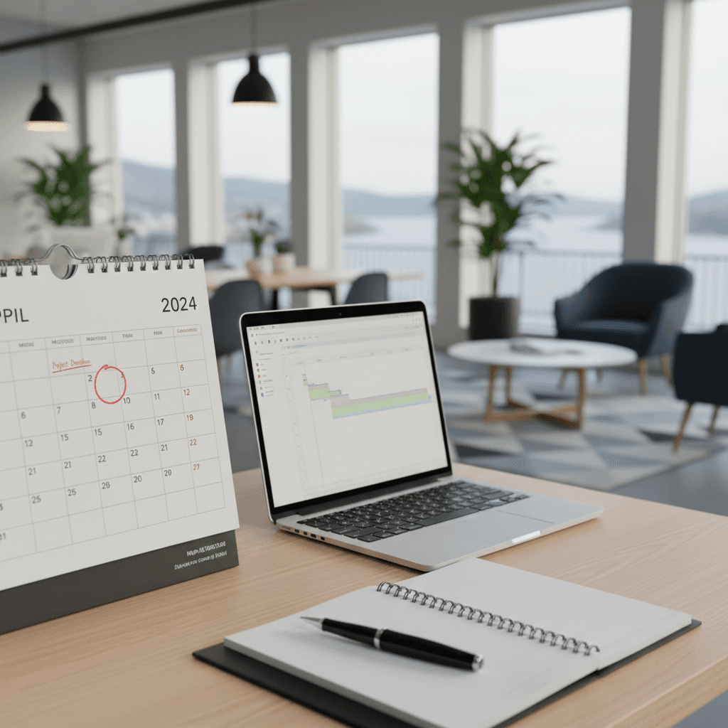 Kalender med markert fristdato for skattemelding