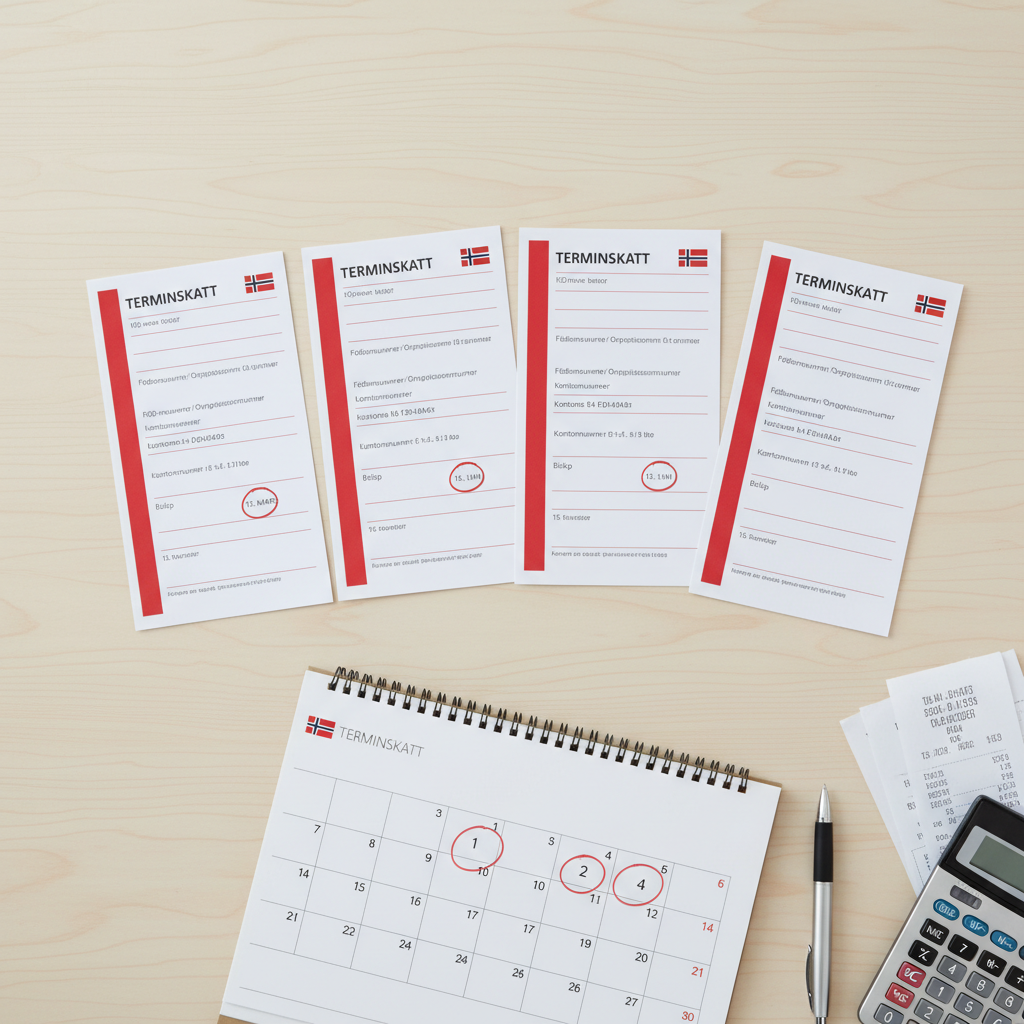 Forskuddsskatt betales fire ganger i året for enkeltpersonforetak