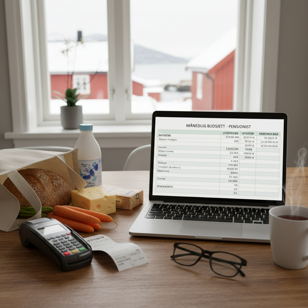 Budsjettfordeling for minstepensjonist