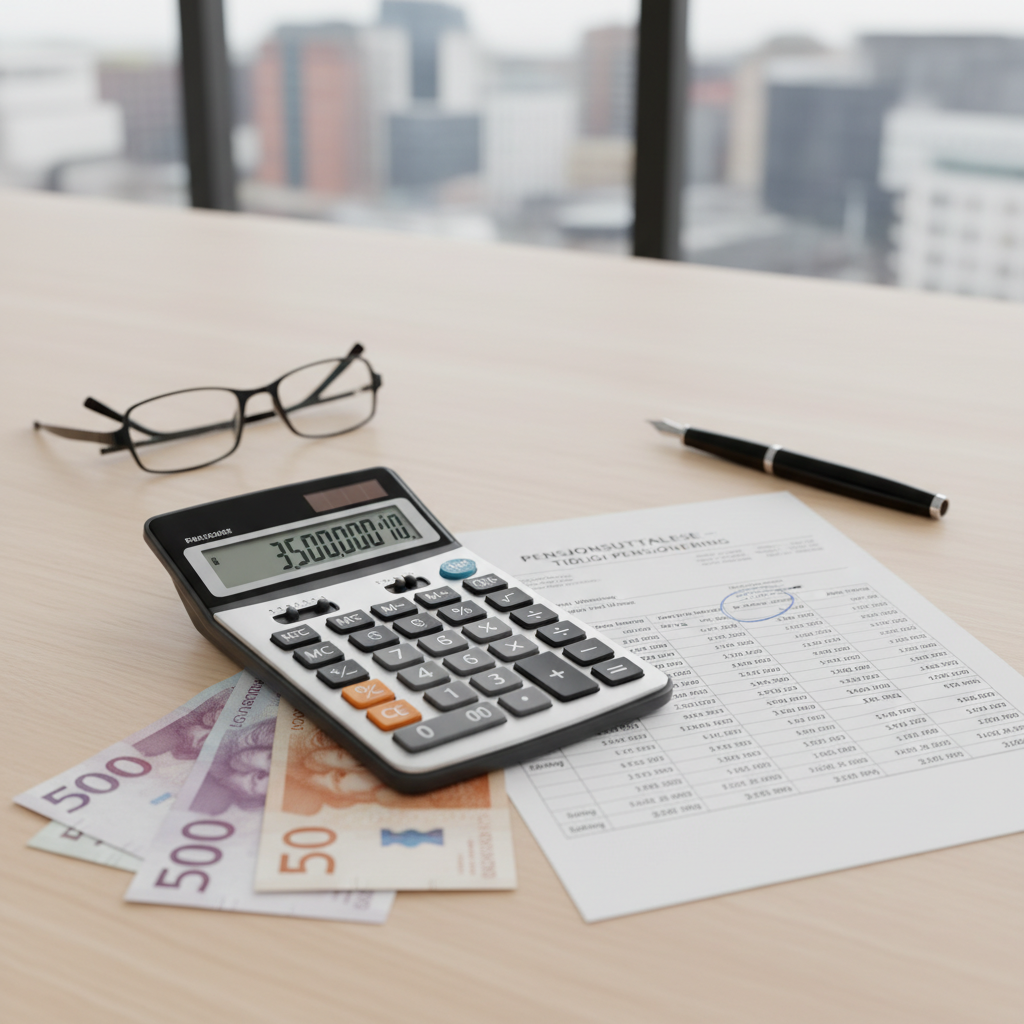 Beregning av pensjon med ulike uttaksaldre