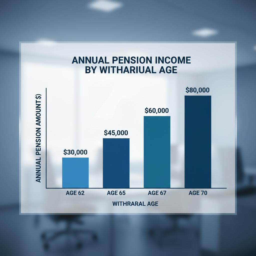 Sammenligning av pensjonsutbetaling ved ulike uttaksaldre