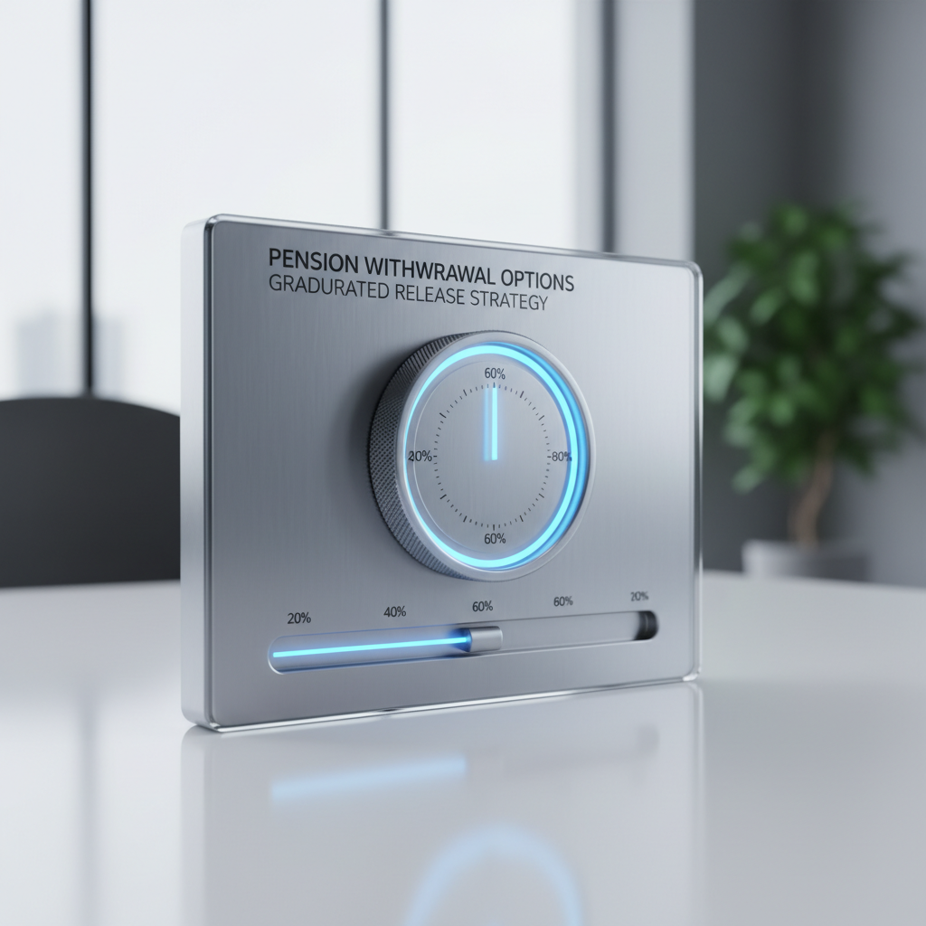 Gradert uttak av pensjon illustrert