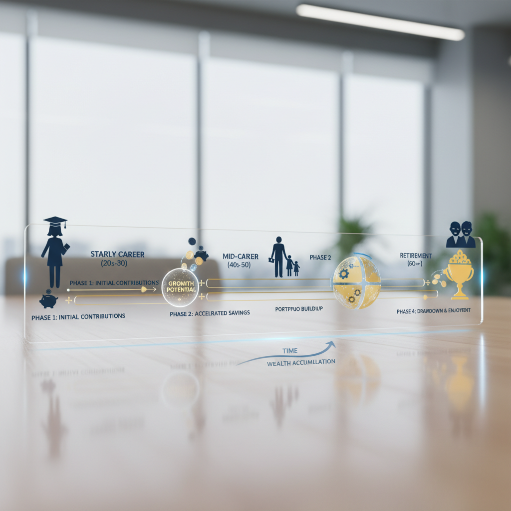 Hvordan pensjonsopptjening og -planlegging endrer seg gjennom livet