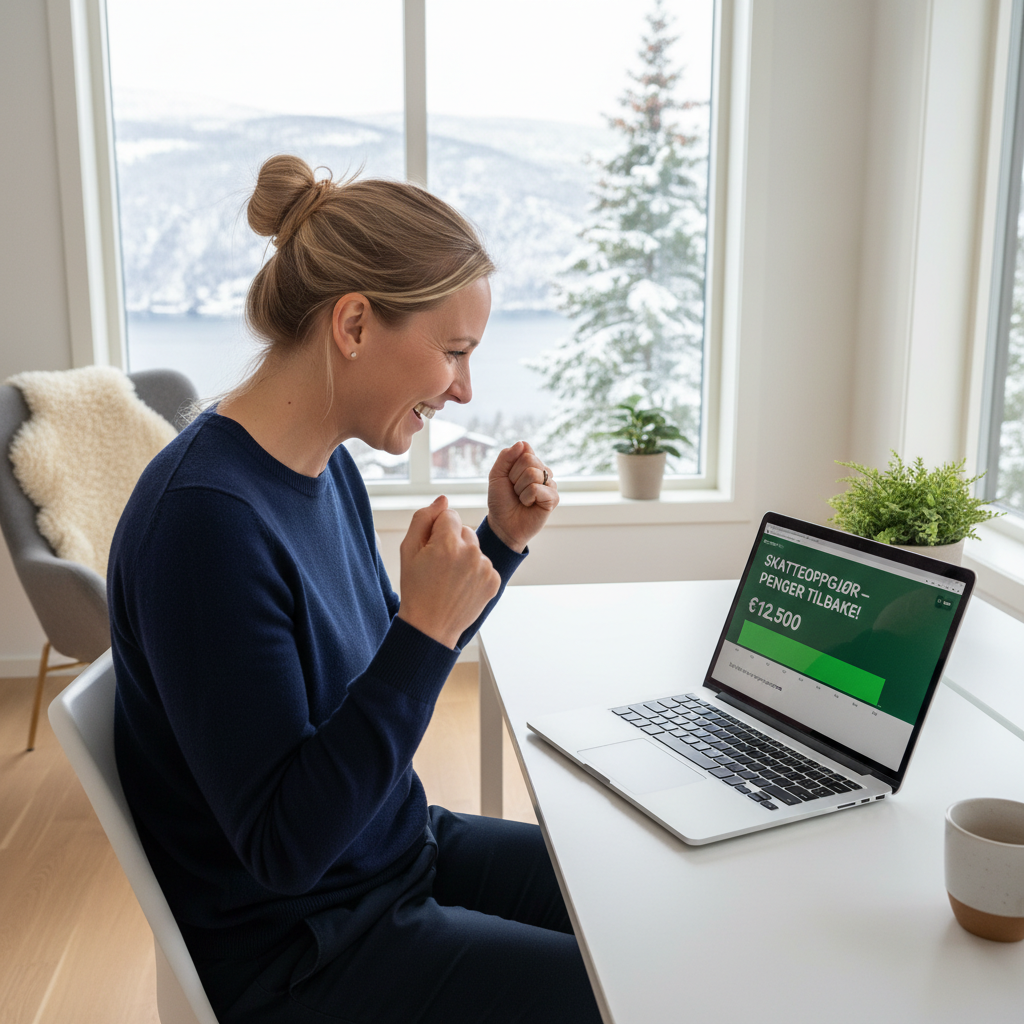 Skatteoppgjør med resultat