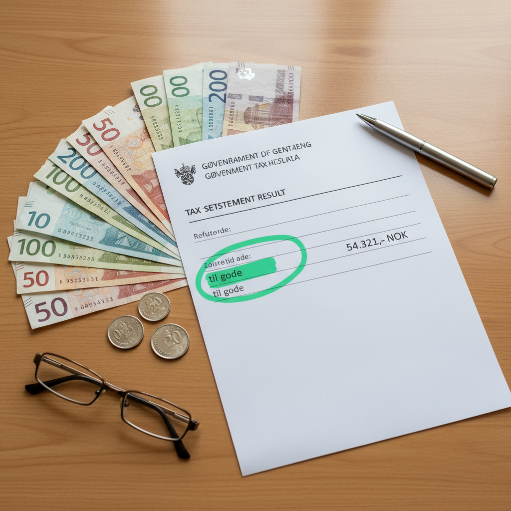 Skatteoppgjor med resultat