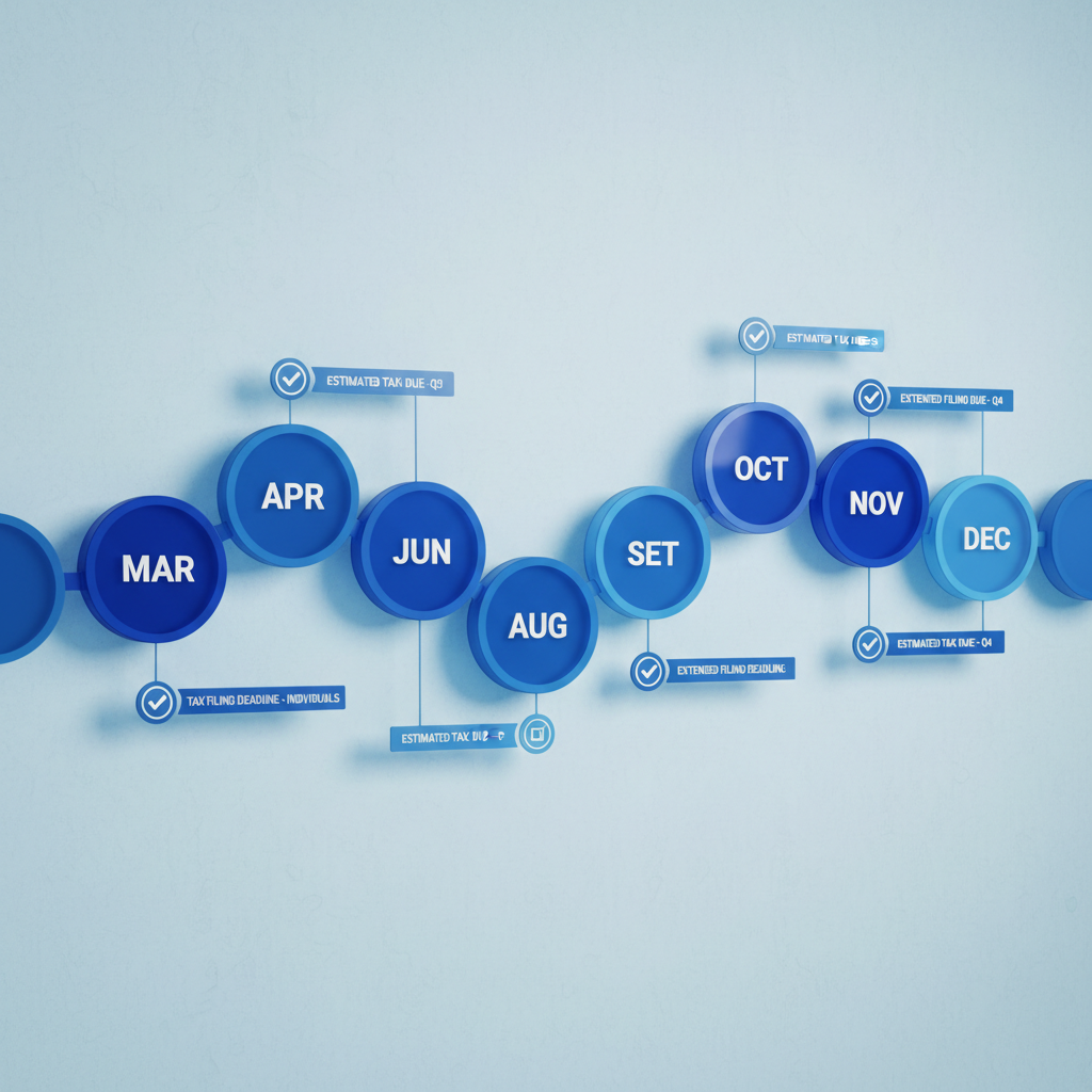 Tidslinje fra skattemelding til skatteoppgjor